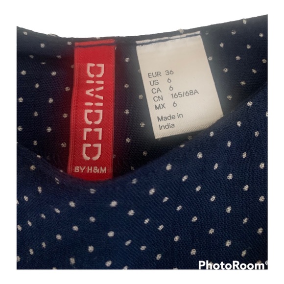 H&M Blue Polka Dot Jumpsuit - Picture 2 of 2